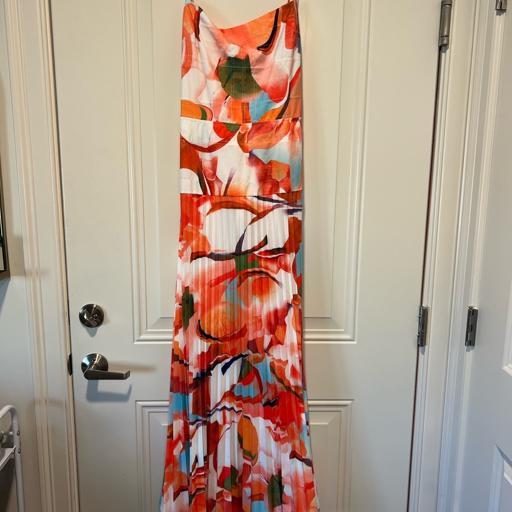Colorful Abstract Maxi Dress